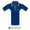 Unisex Navy/White Polo Shirt - TMTE - Size 2XL