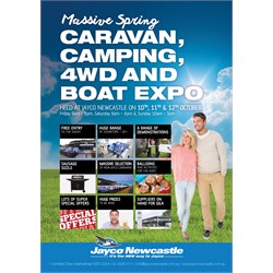 Free Caravan, Camping, 4WD & Boat Expo Flyer Page 1