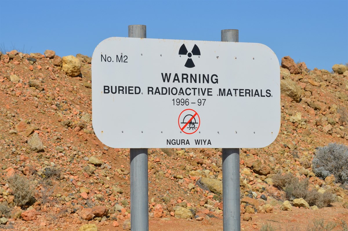 Radioactive Warning Sign SA