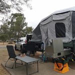 Another camp site picture, next to another truck route! Hopefully the weather improves and we can go more remote.