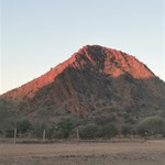 Arkaroola with sun going down.