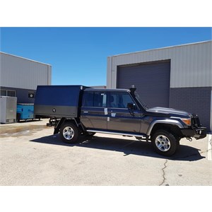 With completed canopy