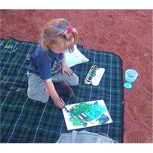 Toddlers love painting - so let them