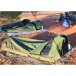 Swags featuring hoop supports