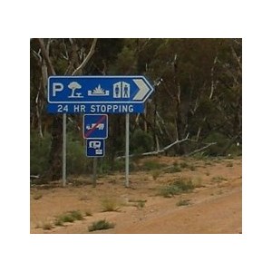 Camping allowed at 24 hr stops