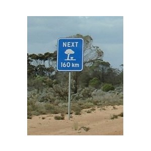 Rest Areas can be far apart