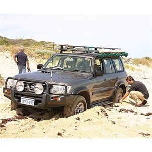 Bogged on the beach