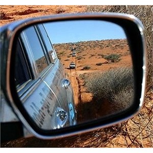 Trainer keeping an eye on other drivers