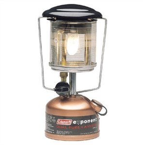 A Coleman dual fuel lantern