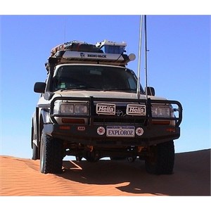 Showing the ample clearance under the 4WD