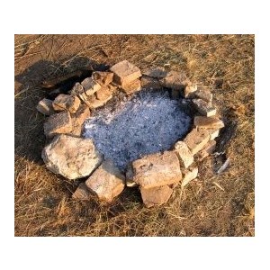 A neat fire pit