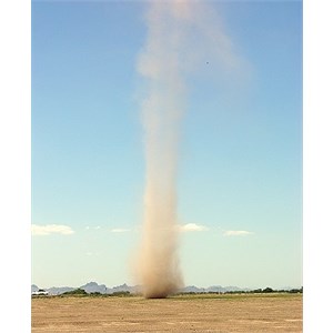 A tall willy willy. Credit - Nasa