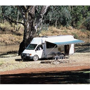 A campervan in the outback