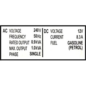 Inverter specfications 