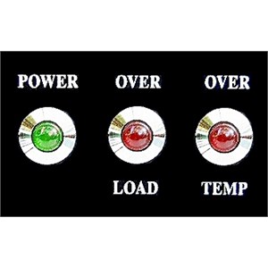 Overload and over-temperature indicators
