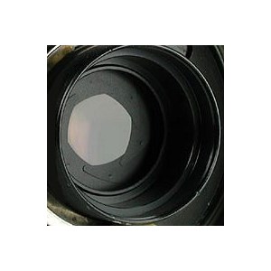 An open aperture allowing a lot of light through