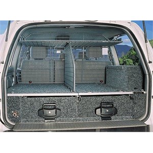 A "side by side" cargo drawer system