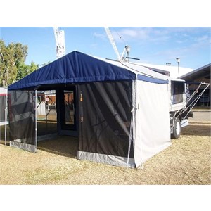 Full screen awning