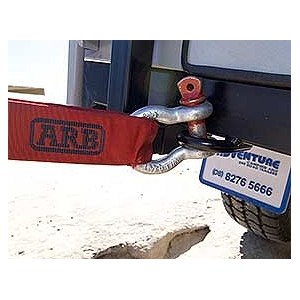 Snatch points at the back of the camper trailer 