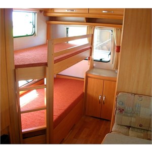 Caravan bunk beds