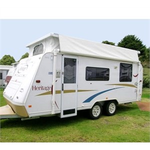 Pop top caravan