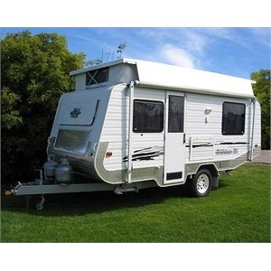 Pop top caravan