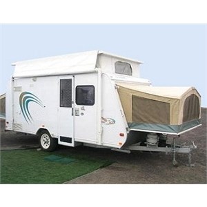 Pop top variation also known as an extendable caravan 