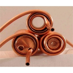 Inside a double wound Heat Exchange Unit