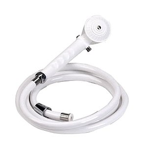 Hand held shower rose and rubber hose