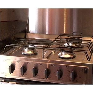Stainless steel stove