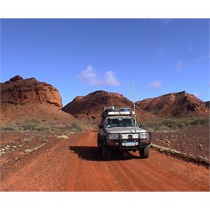 Driving in the desert