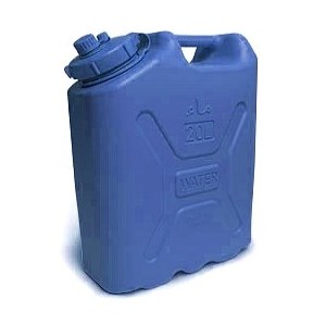 Plastic jerry can for water