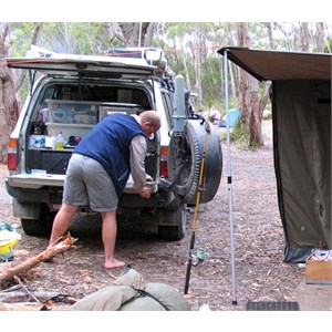 Pouring from an internal water tank