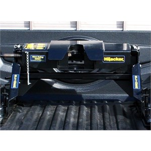 Close up of a Hijacker fifth wheel hitch
