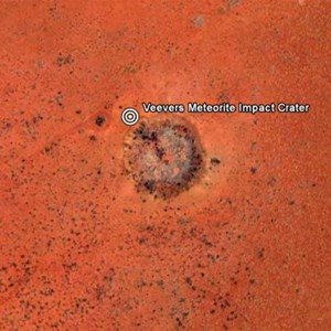 Veevers Meteorite Impact Crater 