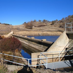 Diversion intake on right 