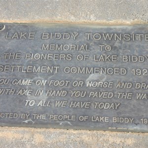 Lake Biddy Historic Site