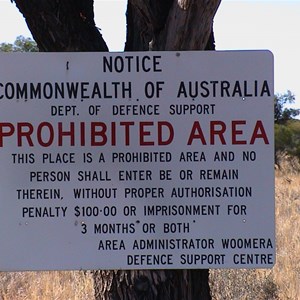 Woomera Prohibited Area, Western Boundary