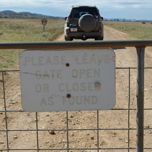Gate on Dares Hill Summit Rd