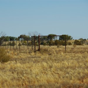 Fenced off area for Air Strip
