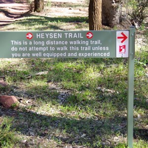 Heyson Trail Junction and Sign