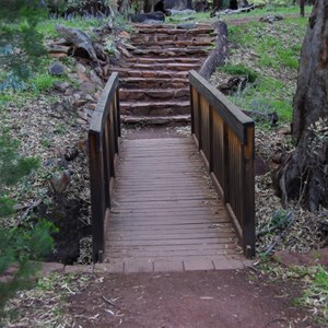 Small Bridge and Stone Steps