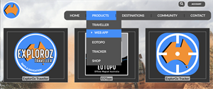 Web-App in the Products Menu