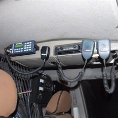 The communications suite - HF and UHF radios