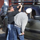 Yes boys, that's a bolt...dont cross thread! (They didn't)