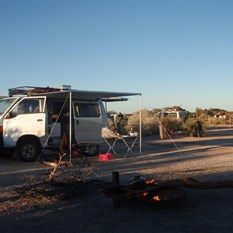 For one night only - special campsite