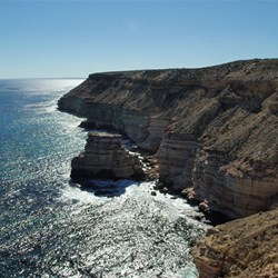 Spectacular coastal landscape south of Kalbarri