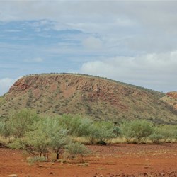 Stunning Pilbara view from the moving car