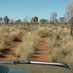 Track east from Graphite Valley To Camel Rock