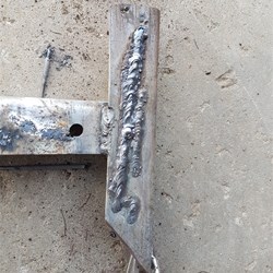 welding test 2.5g rods